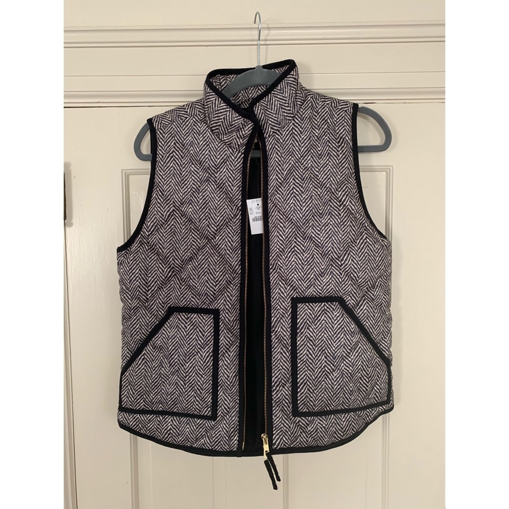 J. Crew Herringbone Vest